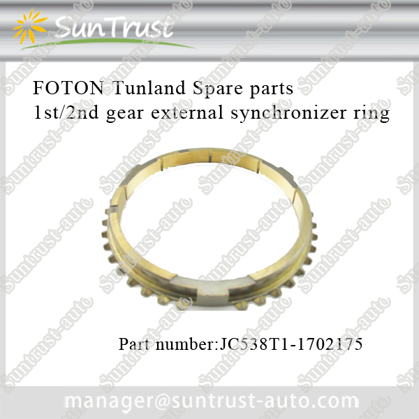 Foton Tunland pick up spare parts,1st/2nd gear external synchronizer ring,JC538T1-1702175