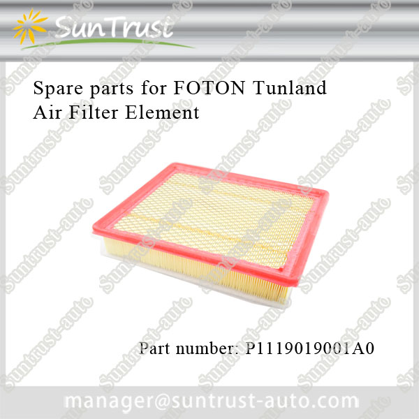 Foton Tunland parts, air filter, P1119019001A0