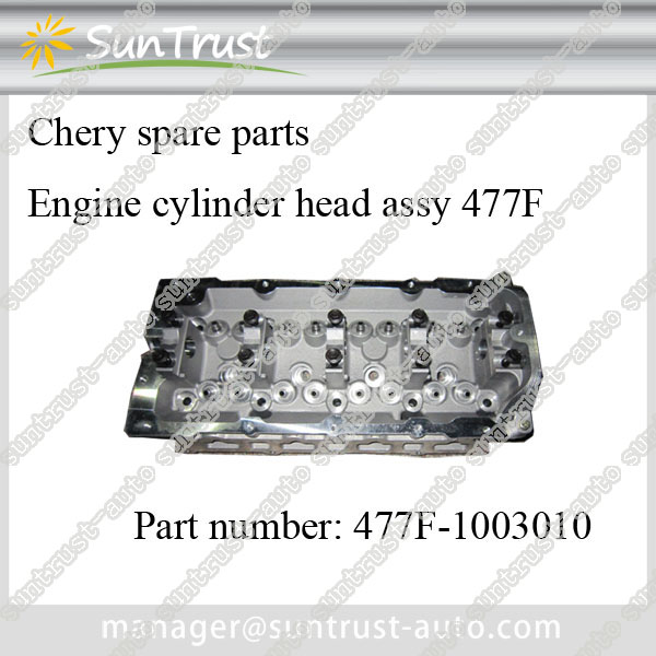 Chery Spare parts, Cylinder head assy, 477F-1003010