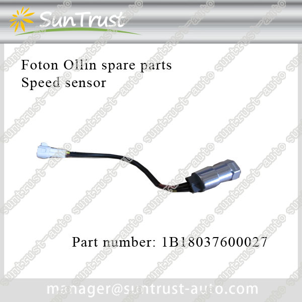 Foton Ollin spare parts, speed sensor, 1B18037600027