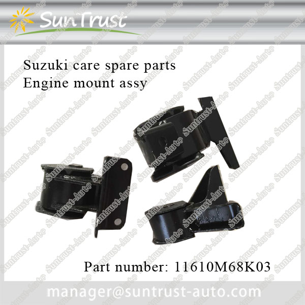 Suzuki car spare parts, engine mount, 11620M68K04,11610M68K03,11710M68K10