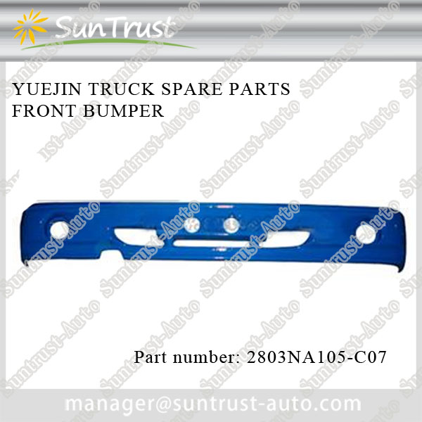 Yuejin truck spare parts, front bumper, 2803NA105-C07