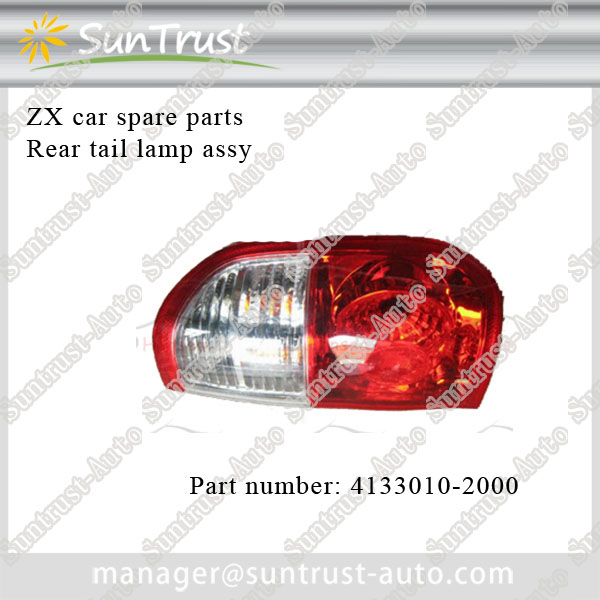 ZX car spare parts, rear tail lamp, 4133010-2000, for grand tiger pick up