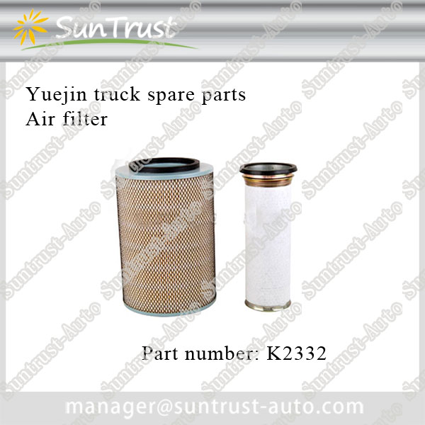 Yuejin truck spare parts, Air filter, K2332