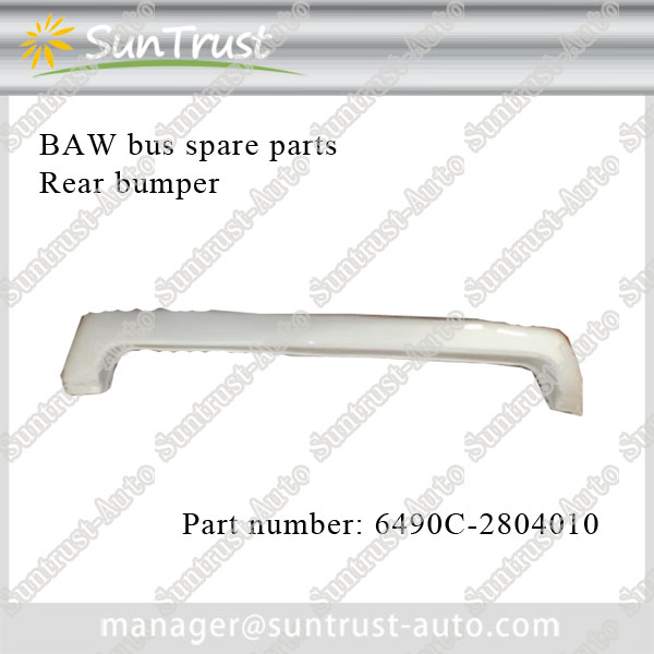 BAW mini bus spare parts, Rear bumper,6490C-2804010