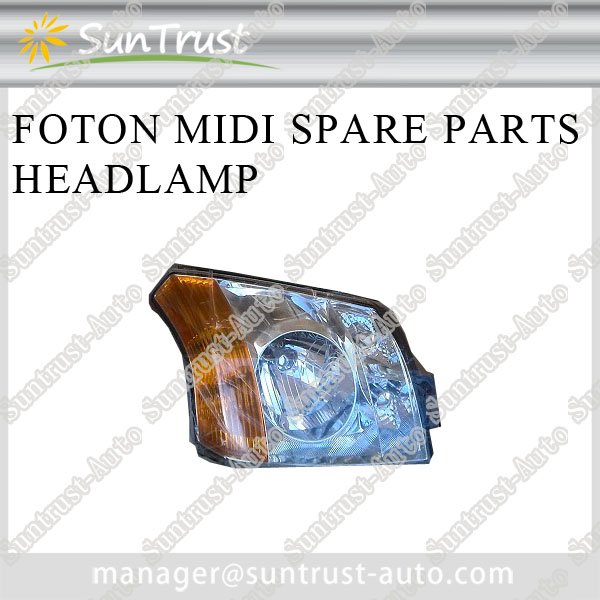 Foton midi spare parts front headlamp