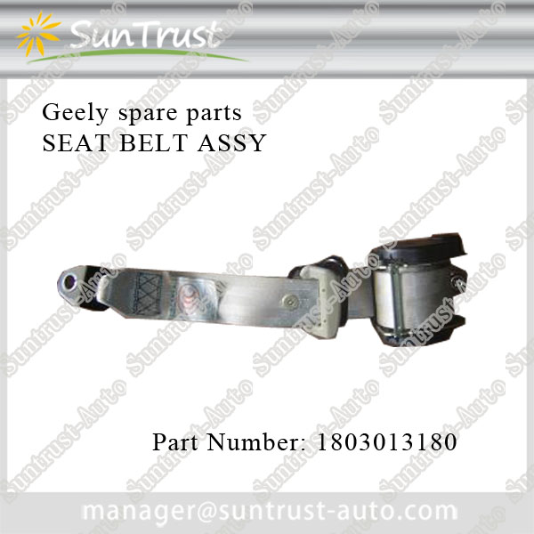 Geely car spare parts,seat belt assy, 1803013180