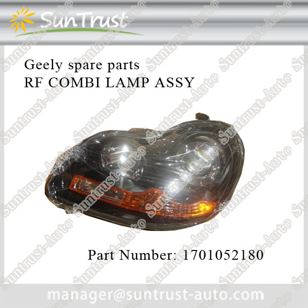 Geely car spare parts, Front headlamp assy, 1701052180