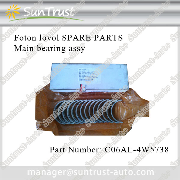 Foton Lovol heavy machine parts, main bearing,C06AL-4W5738