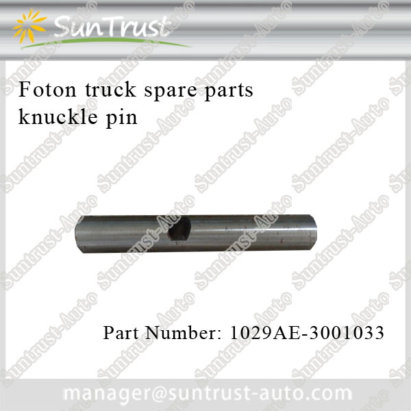 Foton Tractor Spare Parts,knuckle pin,1029AE-3001033