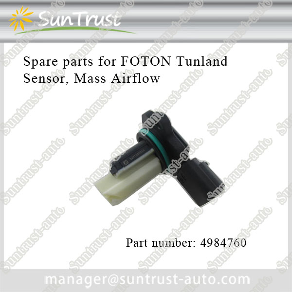 Foton Tunland parts, air flow meter, 4984760