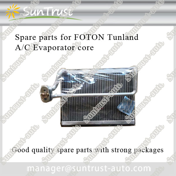 Foton Tunland pick up truck spare parts,A/C Evaporator core