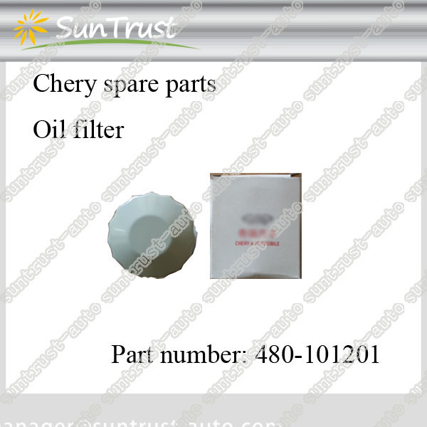 Chery Spare parts, Oil filter assy, 480-101201