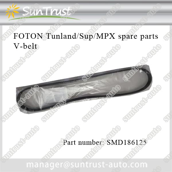 Original quality spare parts for carsales foton tunland,V-type belt,SMD186125