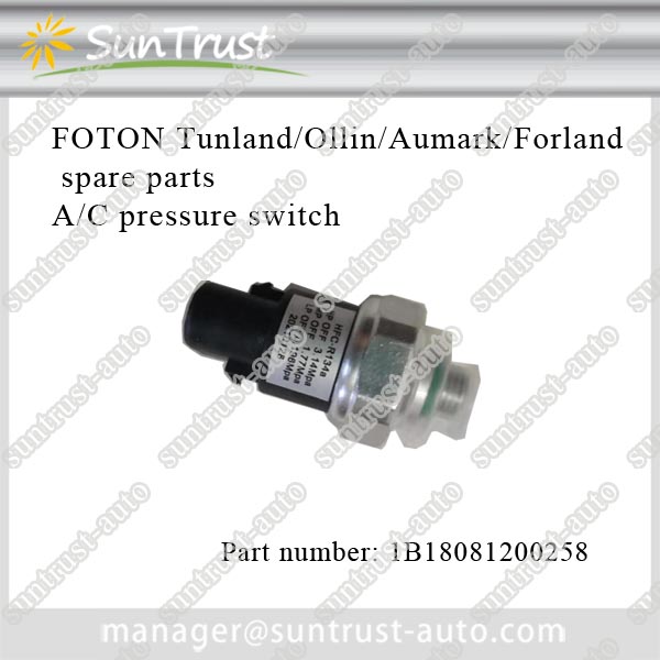 Air condition pressure switch for foton auto ollin/Aumark/Forland/Tunland,1B18081200258