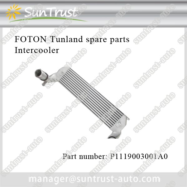 Good original quality Foton tunland intercooler,P1119003001A0