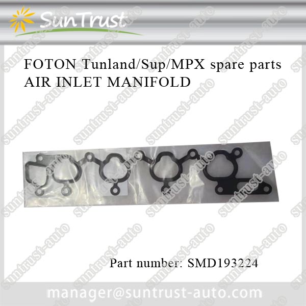 Auto parts and supply for Foton view/MPX/Tunland/SUP, intake manifold gasket,SMD193224