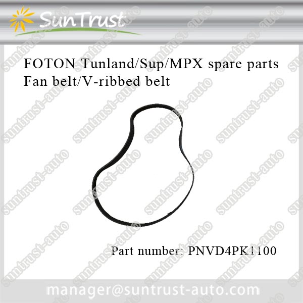 Spare parts for tunland review, poly V-belt,PNVD4PK1100