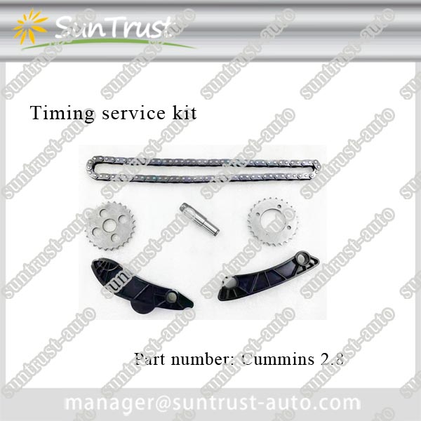 Original timing chain repair kit for Foton tunland cummins 2.8 3.8