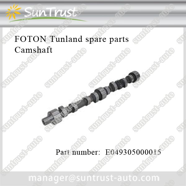 Genuine Foton truck engine spare parts, camshaft,E049305000015