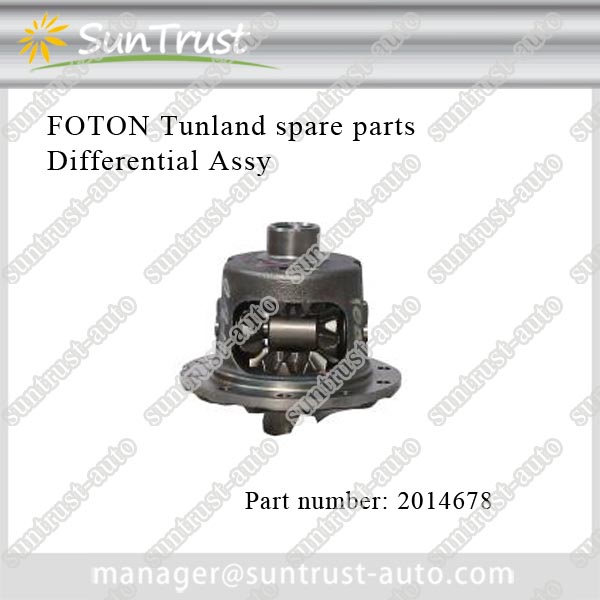 Good price tunland foton spare parts,rear axle differential assy,2014678