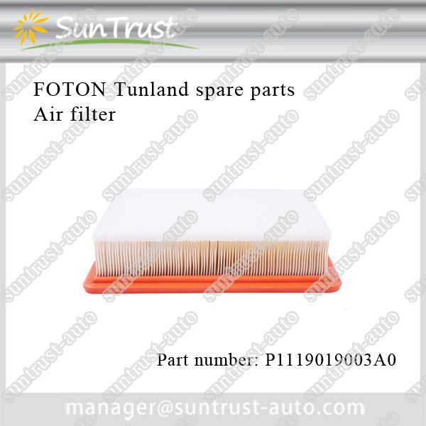 Good quality Foton thunder automotive parts, air filter, P1119019003A0